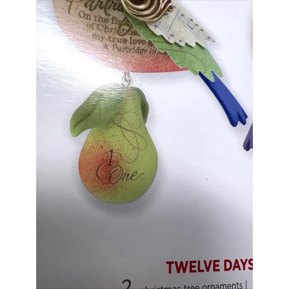 HALLMARK KEEPSAKE 2013 SPECIAL EDITION REISSUE OF 1ST & 2ND 12 DAYS OF CHRISTMAS